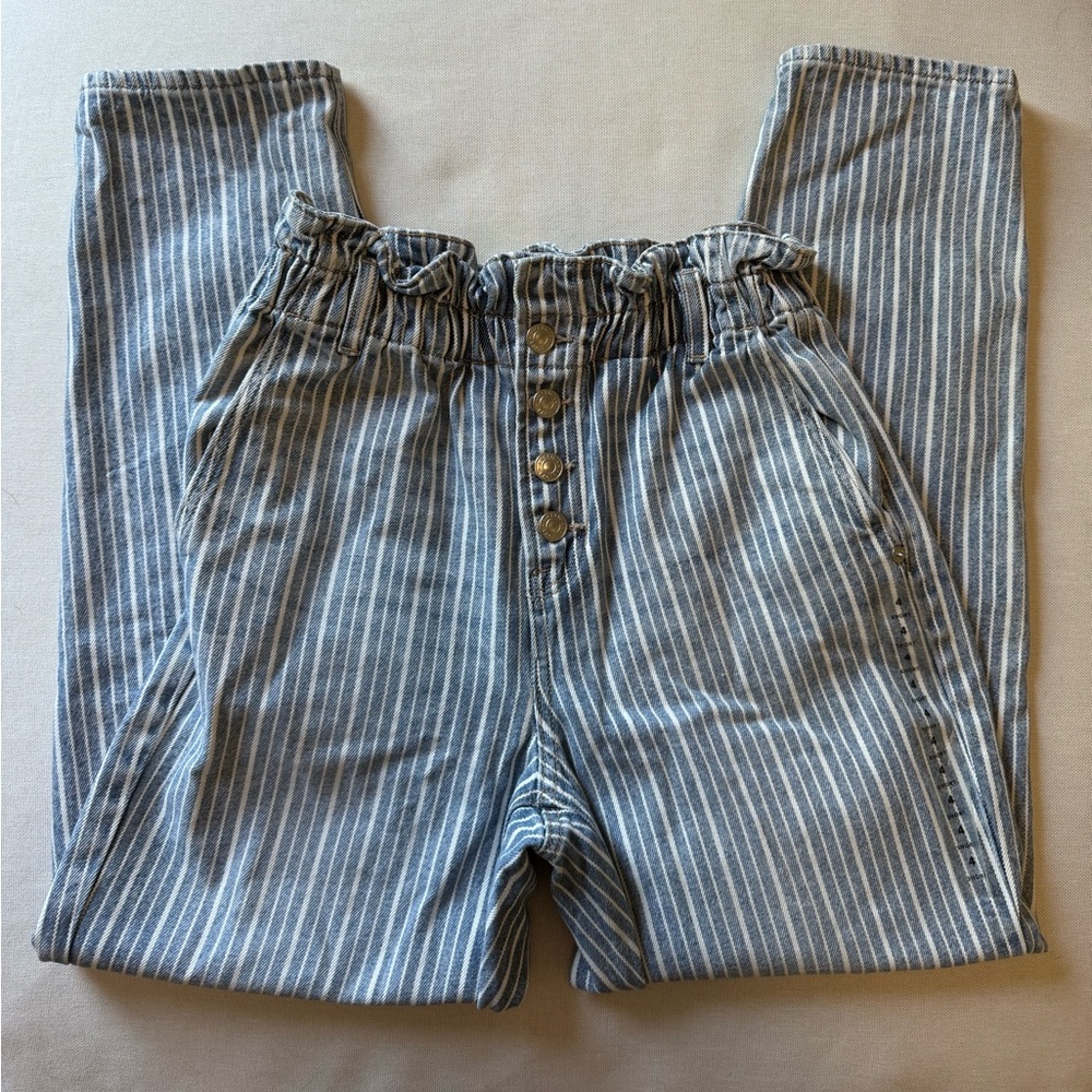 NEW American Eagle Striped Mom Jeans - Women’s Size 4S
